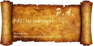 Pály Adrienn névjegykártya